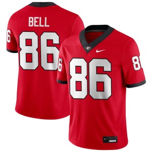 College Football Men Red #86 Dillon Bell UGA Jersey